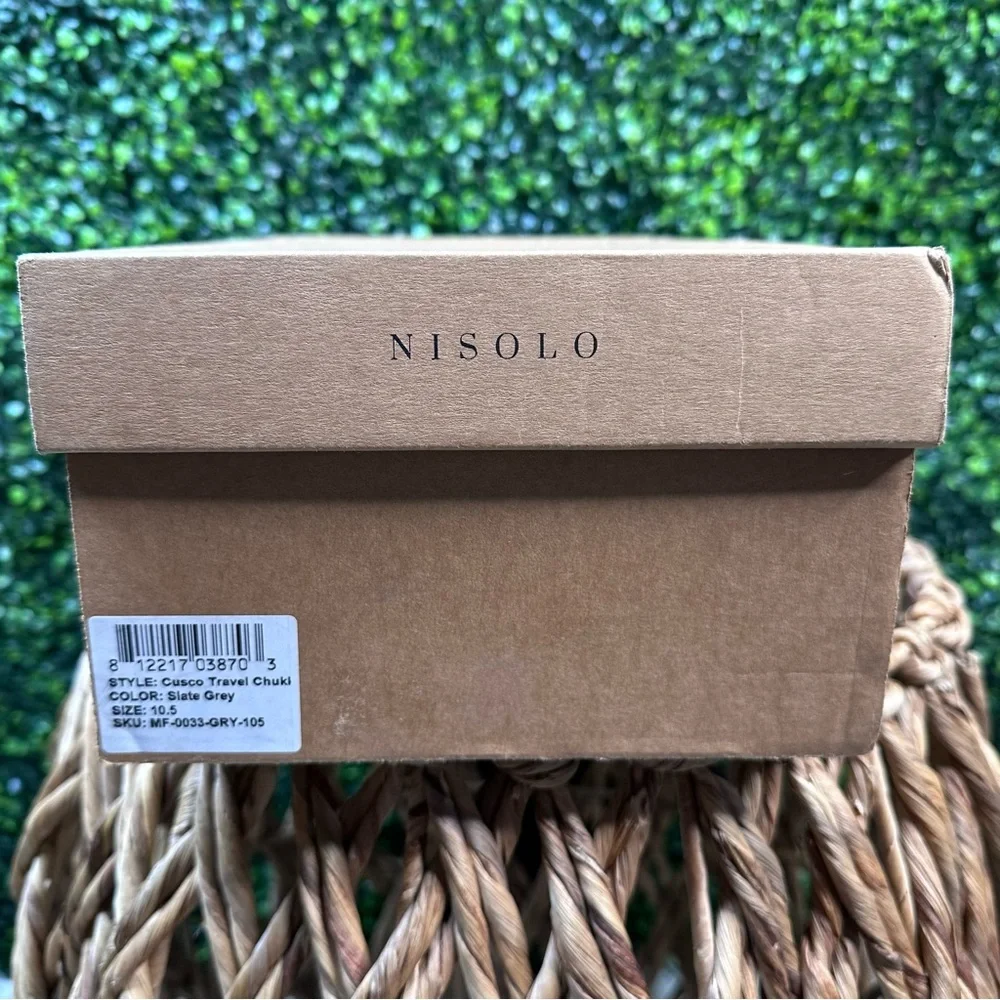 Nisolo new in box‎ Cusco Travel Chukka in Slate Grey
